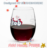 SCANDINORDIC Custom Stemless Wine Glass