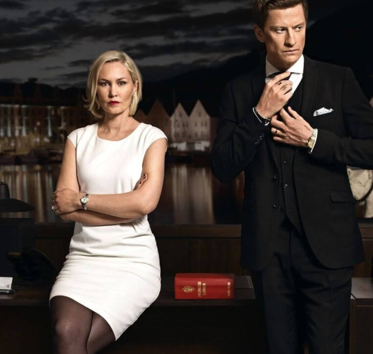 Legal Eagles In Designer Raincoats: Aber Bergen ~ TV review ~ Nordic Noir Legal crime drama