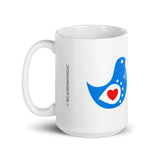 Boho Bird Gloss Mug - SCANDINORDIC.com