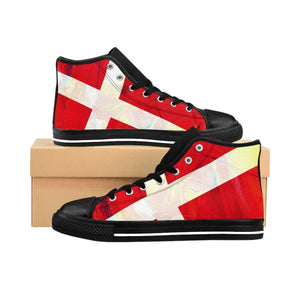 SCANDINORDIC Denmark Grunge Flag Footwear ~ Exclusive Design - SCANDINORDIC.com