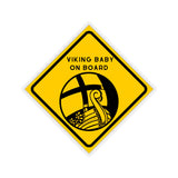 VIKING BABY ON BOARD Modern Sticker - SCANDINORDIC.com