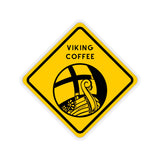 VIKING COFFEE Modern Sticker - SCANDINORDIC.com