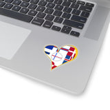 SCANDINORDIC Flagg Heart Logo Sticker - SCANDINORDIC.com