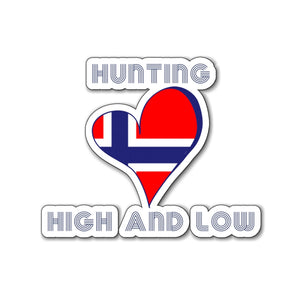 Retro Hunting High and Low Norway Magnet - SCANDINORDIC.com