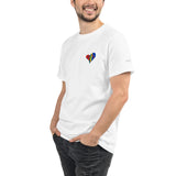 Sámi Heart Flag Unisex Organic T-Shirt - SCANDINORDIC.com