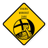 Viking Workout Zone Sticker - SCANDINORDIC.com